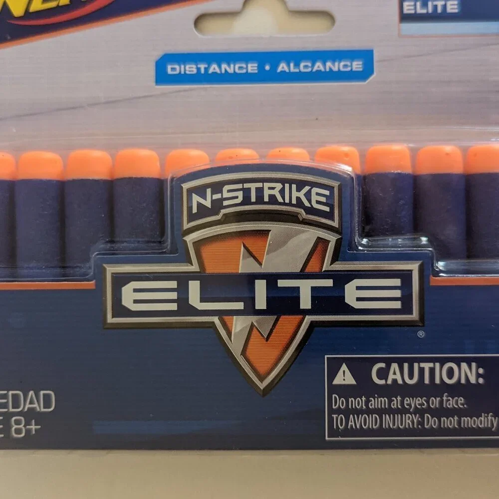 NWT Nerf 12X N-Strike Elite Distance Foam Gun Blaster Darts Refill Pack Hasbro